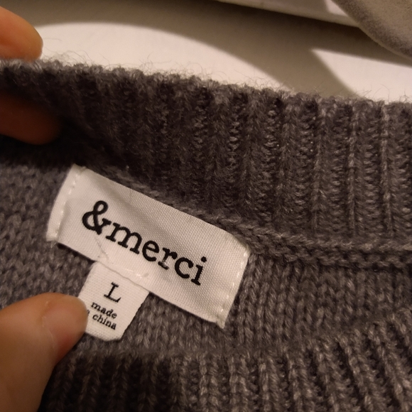 &merci pom pom cable knit sweater - Picture 6 of 10